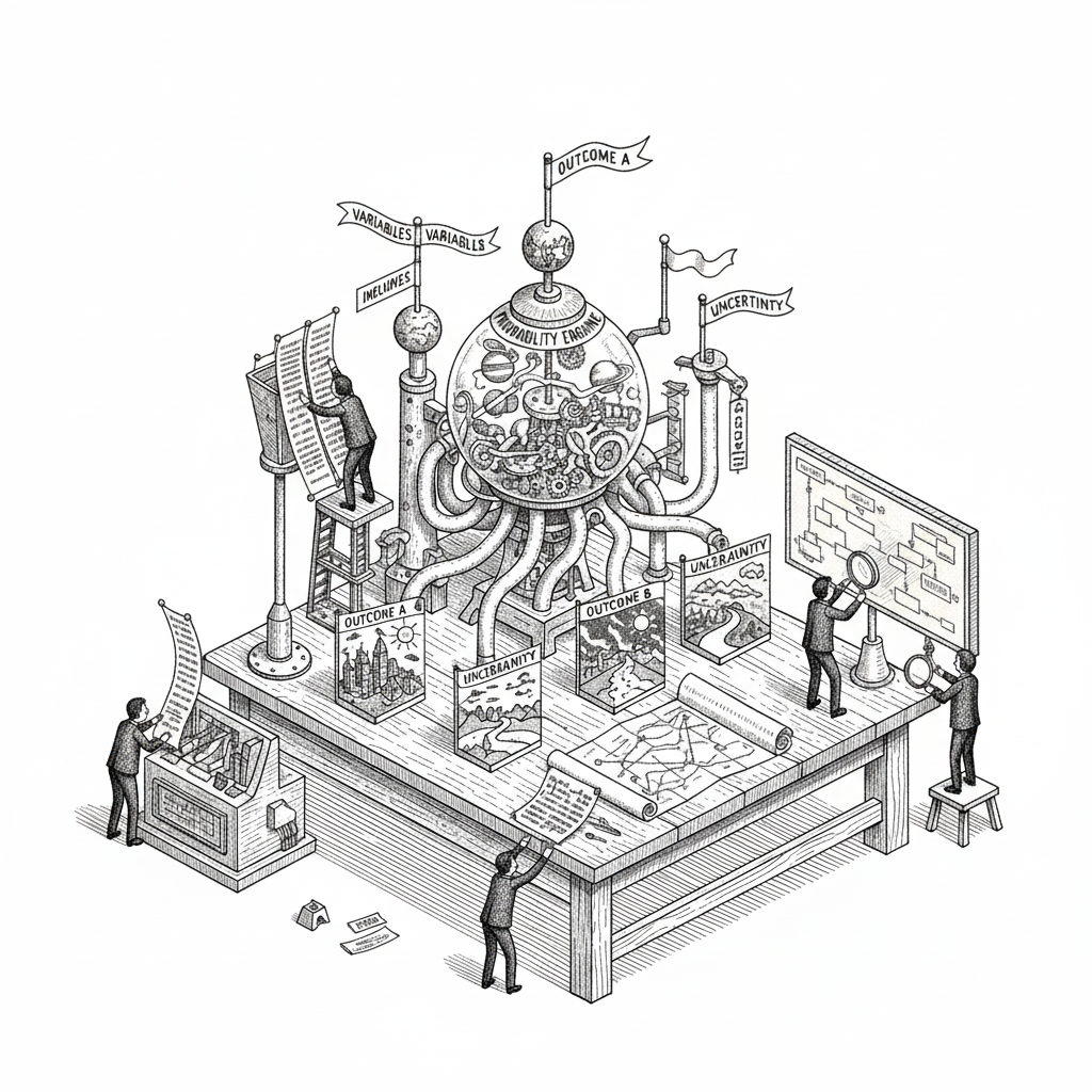 Scenario Modeler - AI tool for forecasting outcomes and exploring different future possibilities